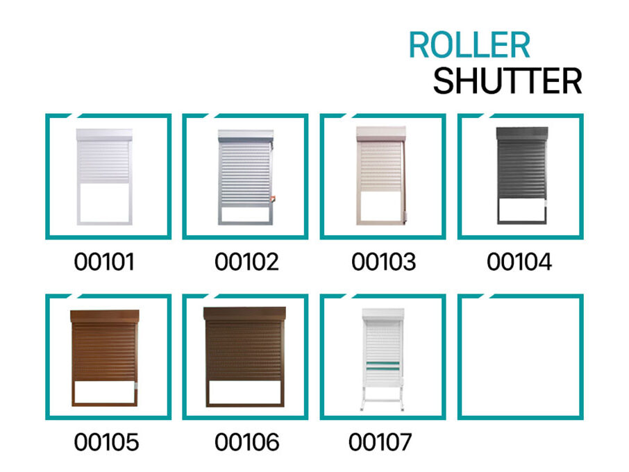 Persiana de enrolar frontal