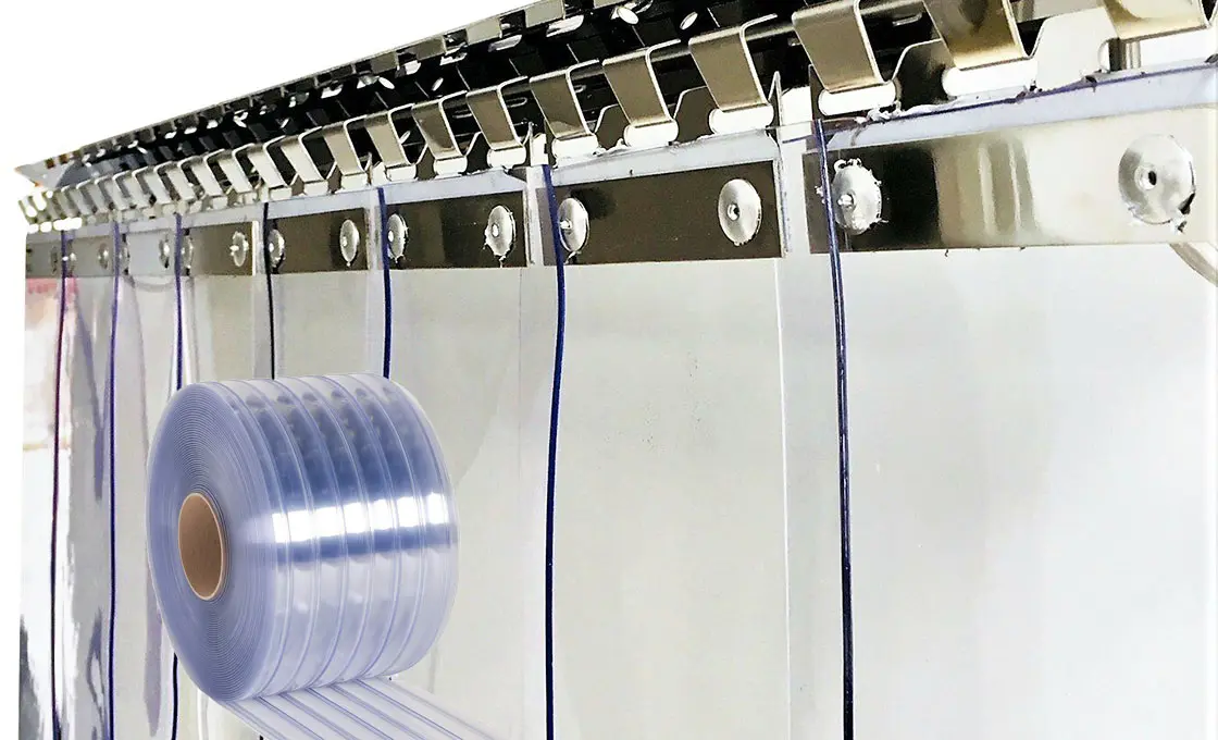 Cortina de tiras de PVC 
