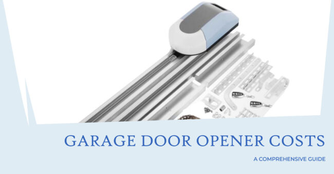 garage door opener costs